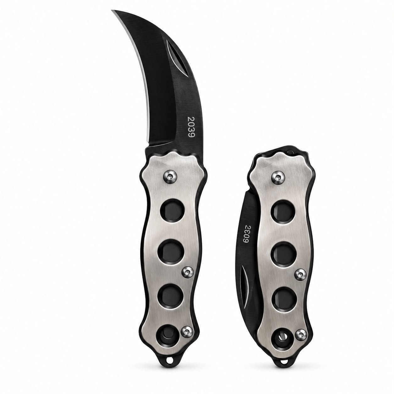 WhatsApp Image 2026-09-21 at 11.10.16 AM Folding Hunting Knife – Pocket Knife with Black Blade 2039 - Image 1
