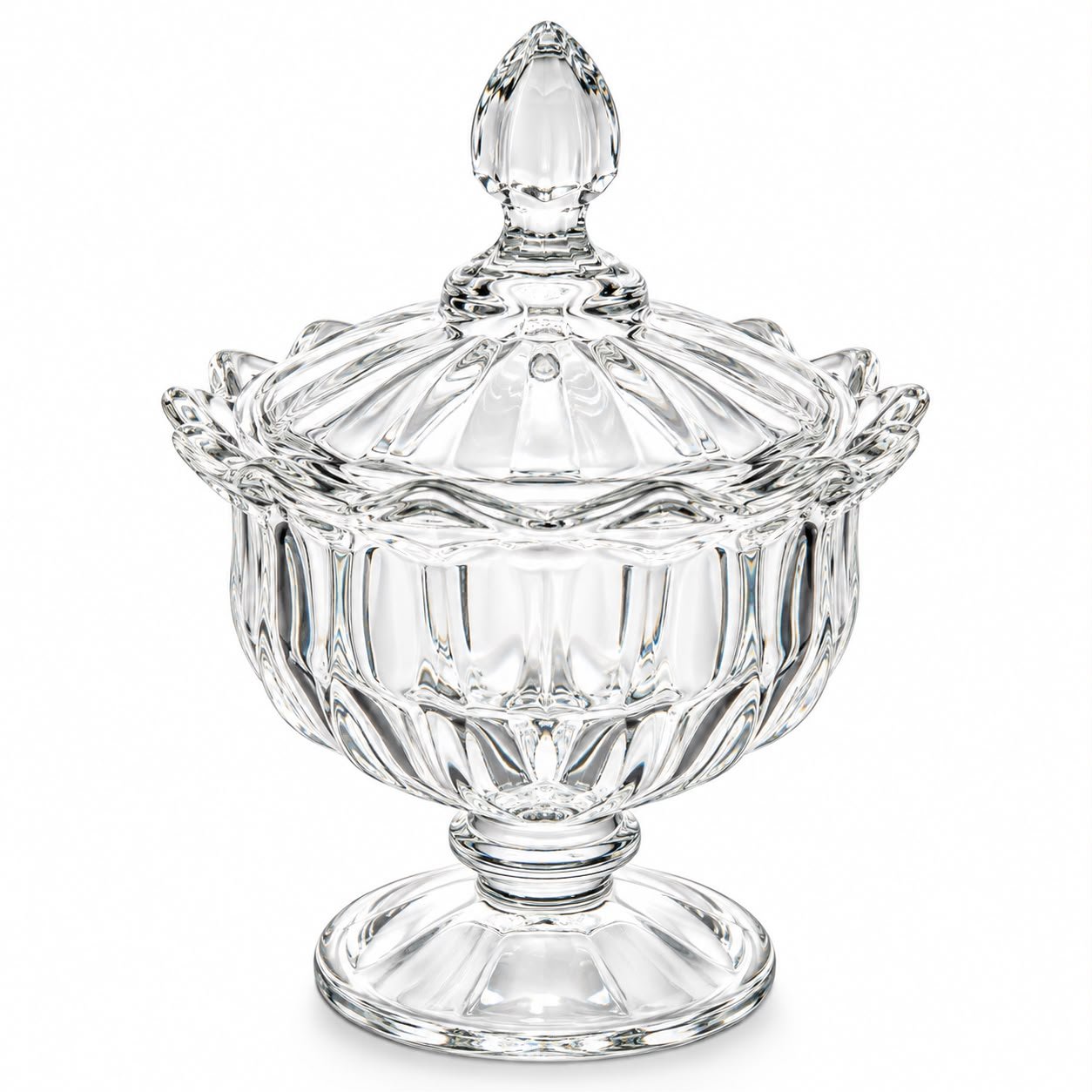 WhatsApp Image 2026-09-29 at 3.30.12 PM Decorative Glass Candy Bowl with Lid - DSTG1046 - Image 1