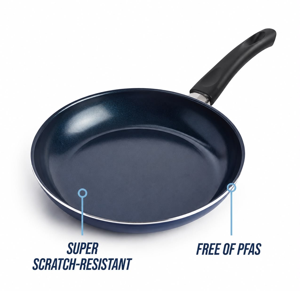 WhatsApp Image 2026-10-02 at 6.51.2 PM Frypan 24cm Blue Tinted Nonstick - High Quality - Image 1